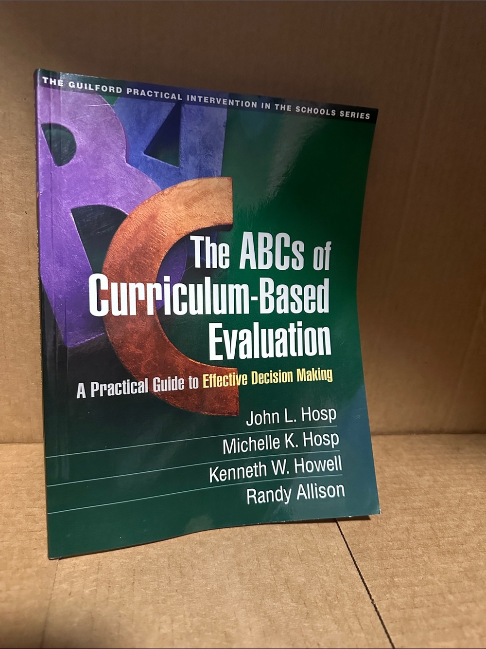 The ABCs of Curriculum-Based Evaluation - Green Cover